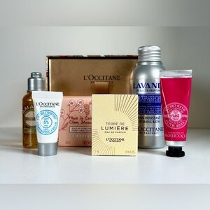 L'OCCITANE Holiday Gift Box 6PC Bath & Body Set [New in Box]